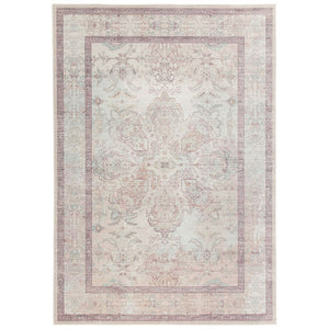 Extra Large Floor Rug Dusty Pink Persian Rug Washable Carpet Soft Runner