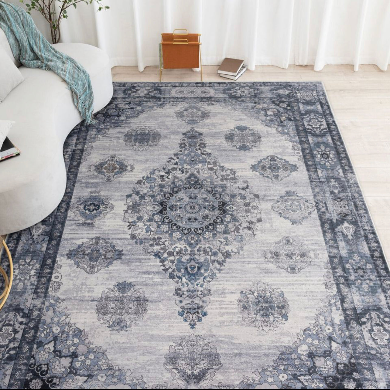 Extra Large Floor Rug 240x340cm Thick Warm Mandala Carpet Non Slip Lounges Mat