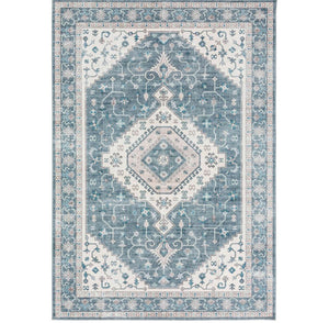 Large Rugs Blue Boho Carpet - Includes matching doormat